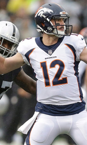 Broncos' Lynch, 49ers' Beathard leave with injuries